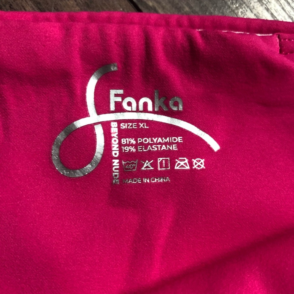 ⭐️Like NEW⭐️FANKA | Slim N’ Sculpt Vibrant Pink Women's Leggings •Size XL 25” - Picture 2 of 9